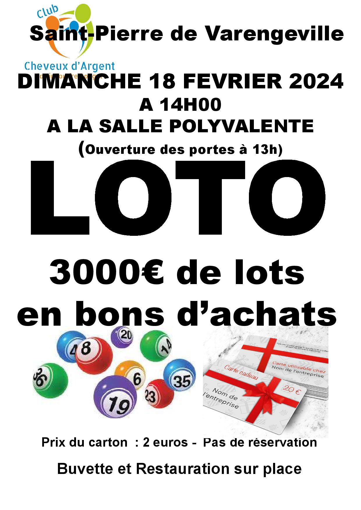 loto club cheveux d'argent à saint-pierre-de-varengeville