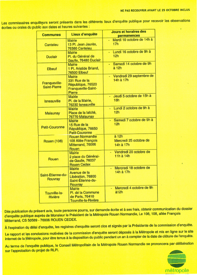 enquête publique métropole 2