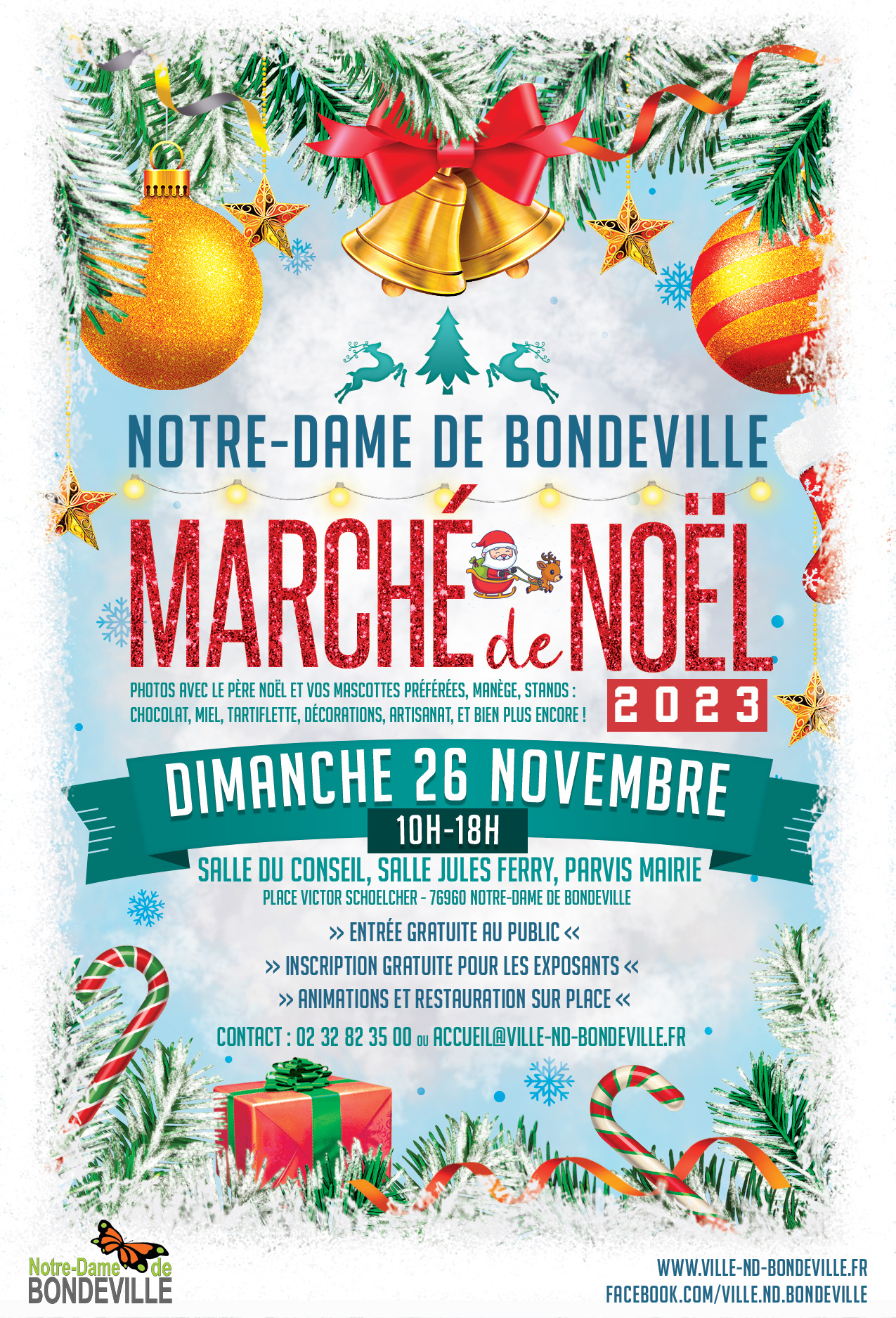 marché de noel notre dame de bondeville