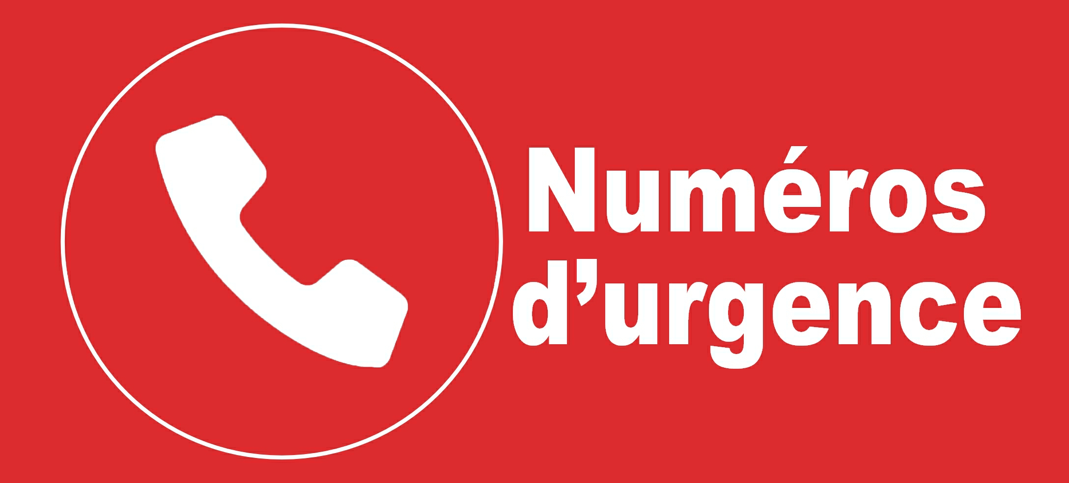 numéros urgence